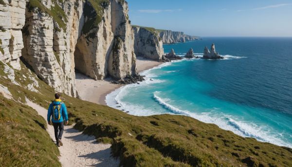 Le sentier des douaniers le long de la côte sauvage