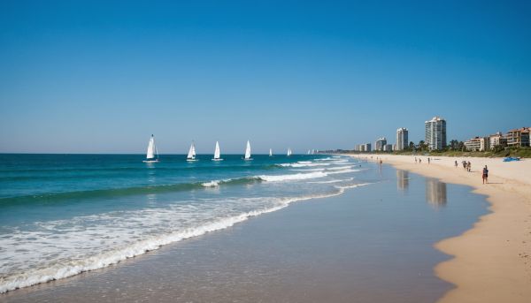 Le surf et le char à voile sur nos immenses plages