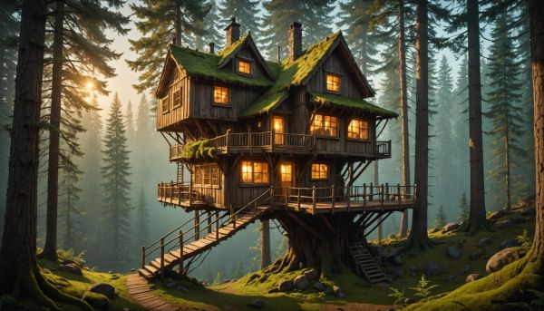 Savez vous où dormir dans une cabane perchée insolite ?